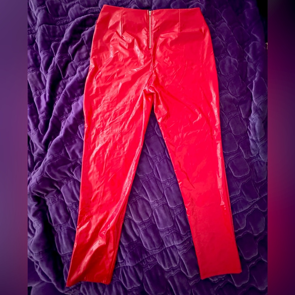 Vinyl pants